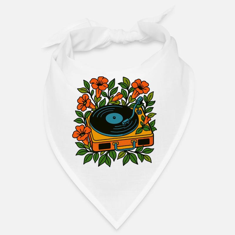 Botanical Vinyl Turntable Bandana