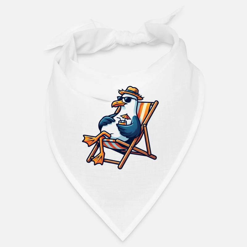 Beach Lounge Seagull Bandana