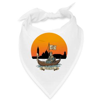 Venezia Fishing - Bandana - Weiß - Vorne