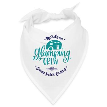 Sankt Peter Ording Camping Glamping Crew Nordsee - Bandana - Weiß - Vorne