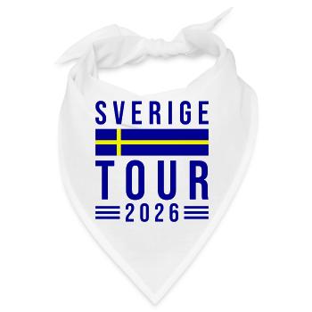 Sverige Tour 2026 - Bandana - Weiß - Vorne