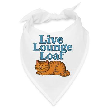 Live Lounge Loaf - Bandana - Weiß - Vorne