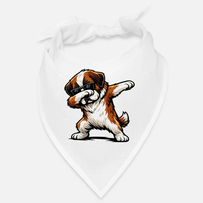 Dabbing St. Bernard Bandana