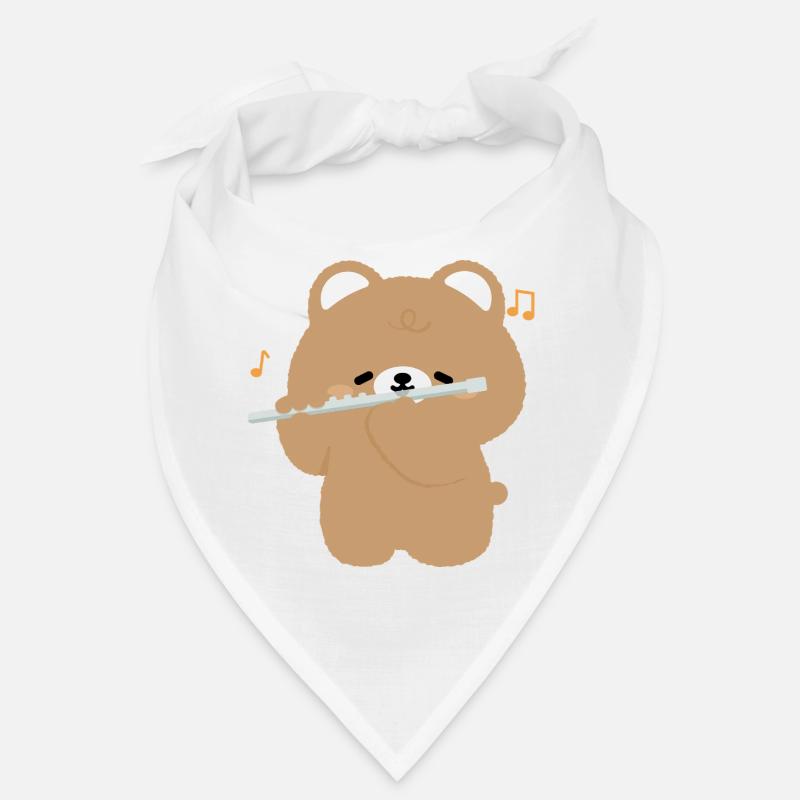 Bear Flute Serenade Bandana