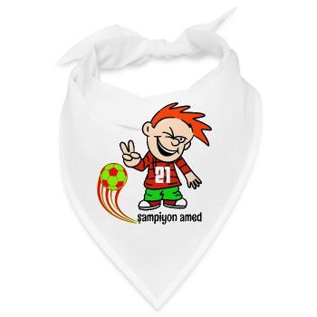 21 amed frech sampiyon amed - Bandana - Weiß - Vorne