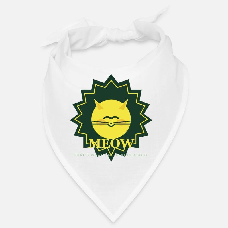 Sunny Meow Sun Mascot Bandana