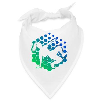 Hip-Hop-Tanz Geschenkidee für die Hip-Hop-Tänzerin - Bandana - Weiß - Vorne