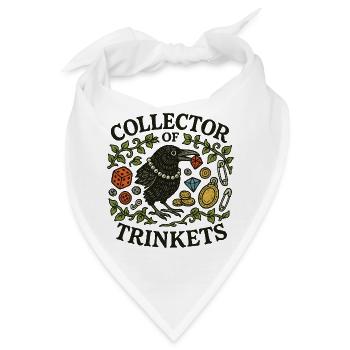 Rabensammler von Schmuckstücken - Bandana - Weiß - Vorne