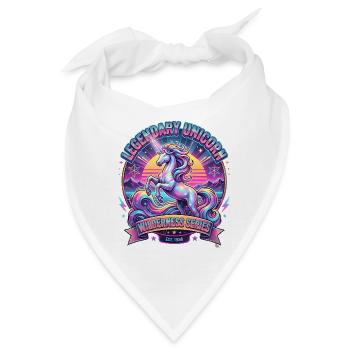 Mythisches Einhorn - Bandana - Weiß - Vorne