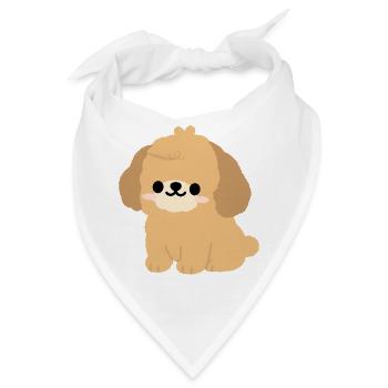 maltipoo - Bandana - Weiß - Vorne