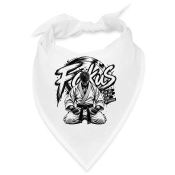 Fokus-Kampfsport - Bandana - Weiß - Vorne