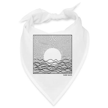 Dark-Wave-Musik - Bandana - Weiß - Vorne