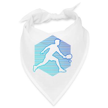 Pickleball Profi Design für pickleball player Fans - Bandana - Weiß - Vorne