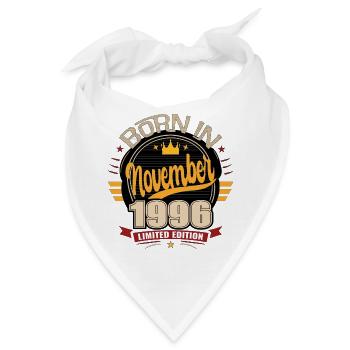 Born_in_November_1996 - Klassisches Vintage-T-Shirt - Bandana - Weiß - Vorne