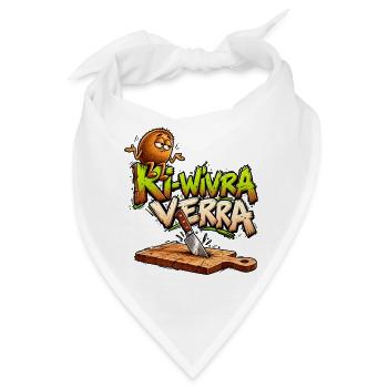 Kiwi vra verra humorfrucht - Bandana - Weiß - Vorne