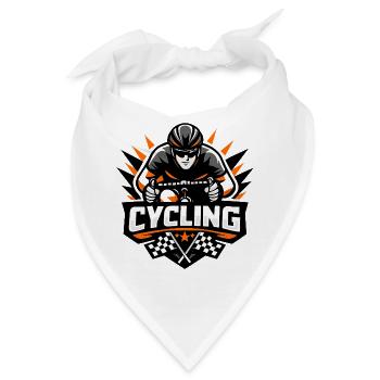 Radfahren No Quit Ride Straßenradrennen Ausdauer - Bandana - Weiß - Vorne