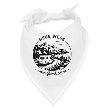 Neue Wege Roadtrip Natur - Bandana - Weiß - Vorne