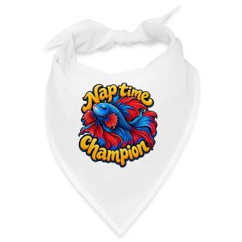 Kampffische - Bandana - Weiß - Vorne
