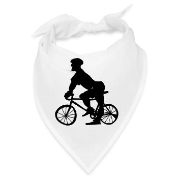 Fahrrad Polizei / Fahrrad Macho - Bandana - Weiß - Vorne