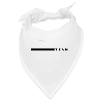 Team rechts vom Balken - Bandana - Weiß - Vorne