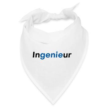 Ingenieur Genie - Bandana - Weiß - Vorne
