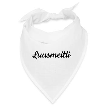 Luusmeitli | Schweizerdeutsch Kind Mädchen Teenie - Bandana - Weiß - Vorne