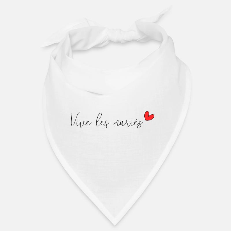 VIVE LES MARIES. JUST MARRIED. VIVE LES MARIES Bandana