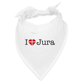 I love Jura - Bandana - Weiß - Vorne