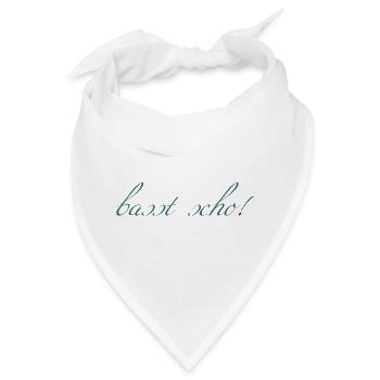 basst scho - Bandana - Weiß - Vorne