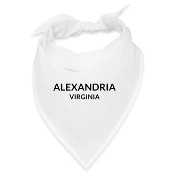 Alexandria Virginia USA - Bandana - Weiß - Vorne