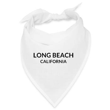 Long Beach California USA - Bandana - Weiß - Vorne