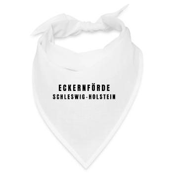 Eckernförde Schleswig-Holstein - Bandana - Weiß - Vorne