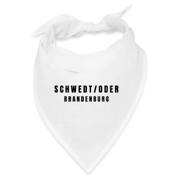 Schwedt/Oder Brandenburg - Bandana - Weiß - Vorne