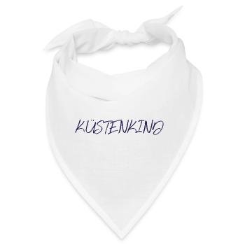 Kuestenkind, navy - Bandana - Weiß - Vorne