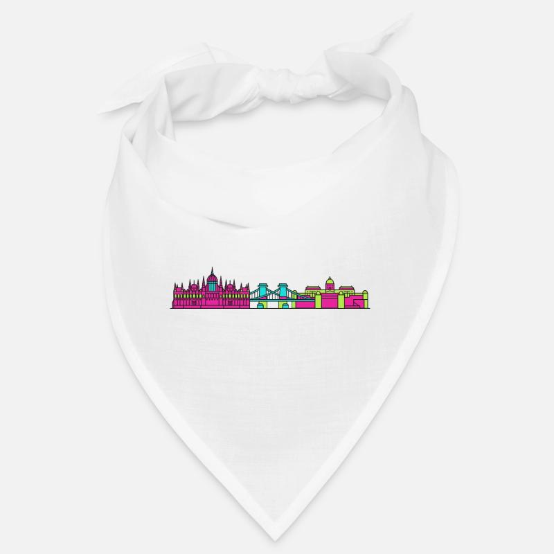 Budapester Stadtskyline-Parlament: Moderne Kunst Bandana