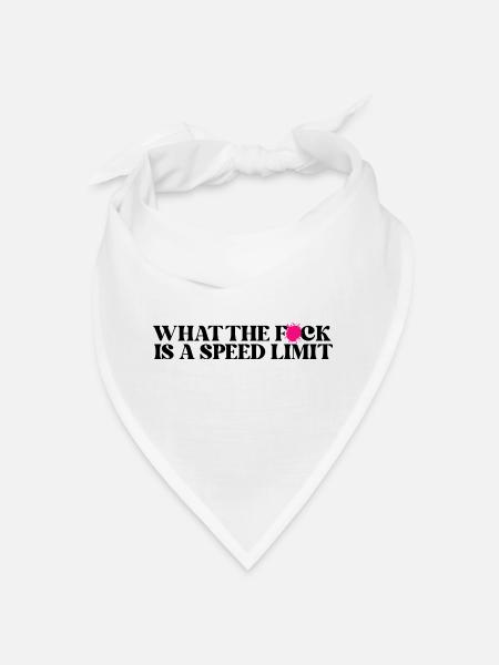 Auto - Bandana - Weiß - Vorne