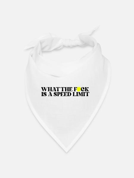 Auto - Bandana - Weiß - Vorne