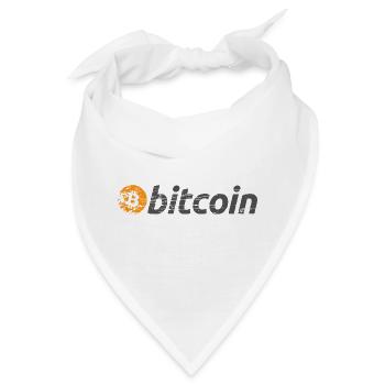 Bitcoin Logo Original BTC - Bandana - Weiß - Vorne