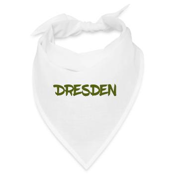 Dresden - Sachsen - Frauenkirche - Zwinger - Elbe - Bandana - Weiß - Vorne