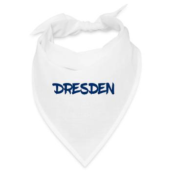 Dresden - Sachsen - Frauenkirche - Zwinger - Elbe - Bandana - Weiß - Vorne