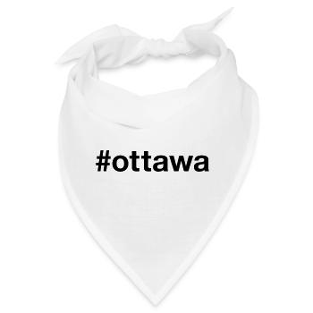OTTAWA Canada Kanada Hashtag - Bandana - Weiß - Vorne