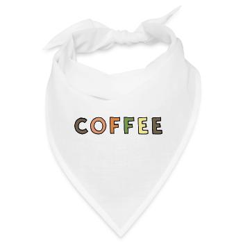 Coffee - Bandana - Weiß - Vorne