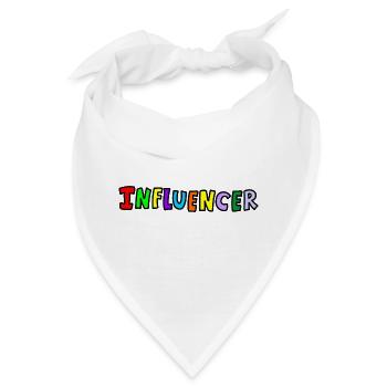 Influencer - Bandana - Weiß - Vorne