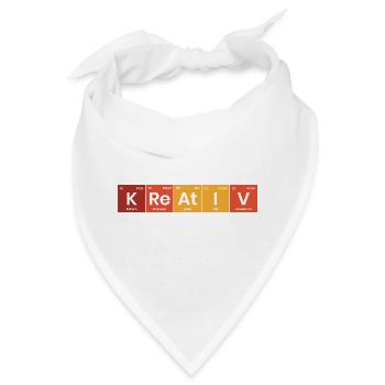 Periodensystem Kreativ - Bandana - Weiß - Vorne