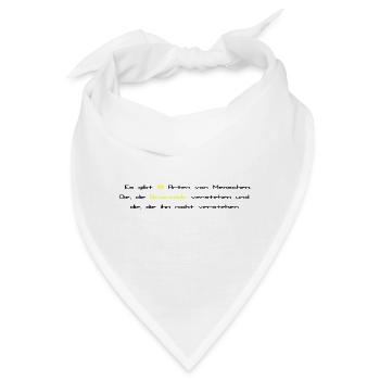 Binary Joke - Bandana - Weiß - Vorne