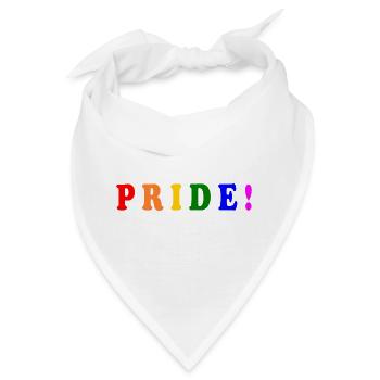 Pride - Bandana - Weiß - Vorne