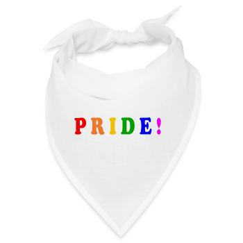 Pride - Bandana - Weiß - Vorne