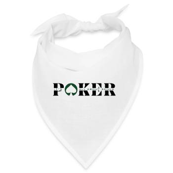 POKER IST EINE FRAGE DES KÖNNENS -Artikel Poker-Poker Mode - Bandana - Weiß - Vorne