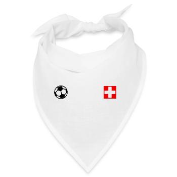 Schweiz - Bandana - Weiß - Vorne