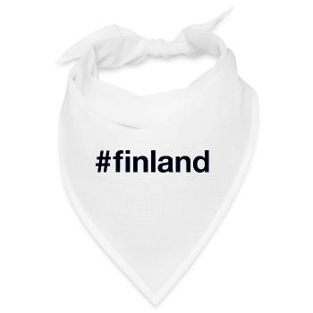 FINLAND Hashtag - Bandana - Weiß - Vorne